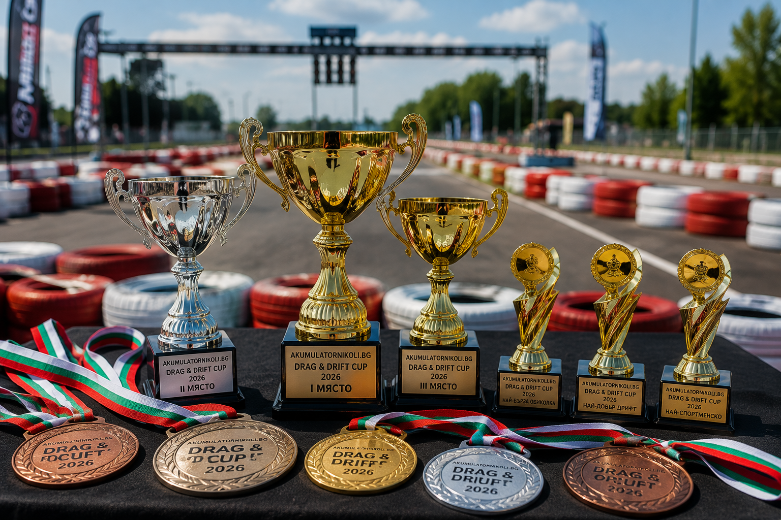 Купи и медали Drag & Drift Cup 2026